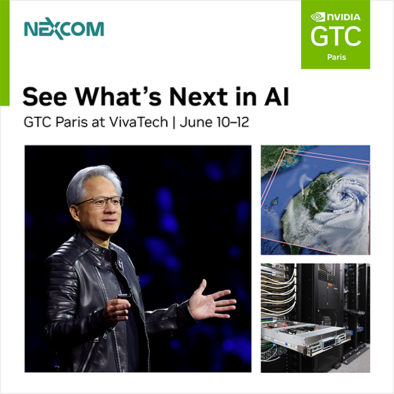 NEXCOM join GTC Paris to showcase a full range of AI Edge Computing Mobility Solutions